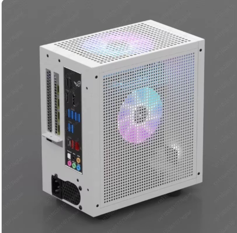GEEEK M21/M31 Mini ITX PC Case, 120mm AIO Support, Low-Profile GPU, SFX ...