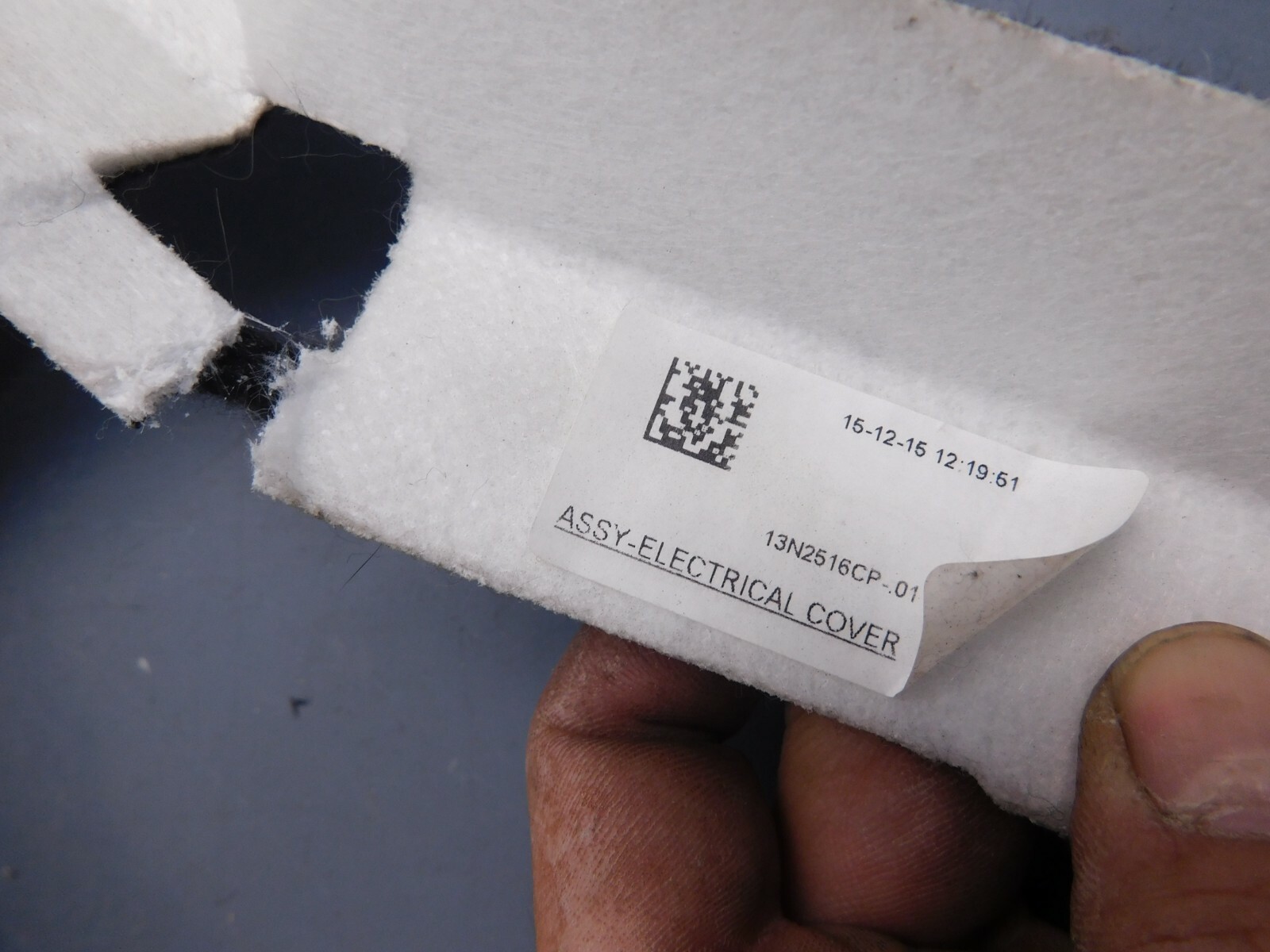 2016 15 17 18 19 McLaren 570S 570 Bulkhead Carpet Panel #0408 Q5