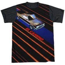 Chevrolet Laser Camino Adult Halloween Costume T Shirt (Black Back), S-3XL