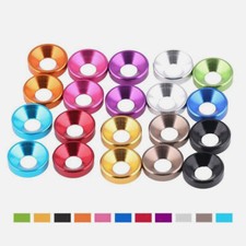 M2-M5 Anodized Aluminium Colorful Countrsunk Flat Head Washers Cup Screw Gasket