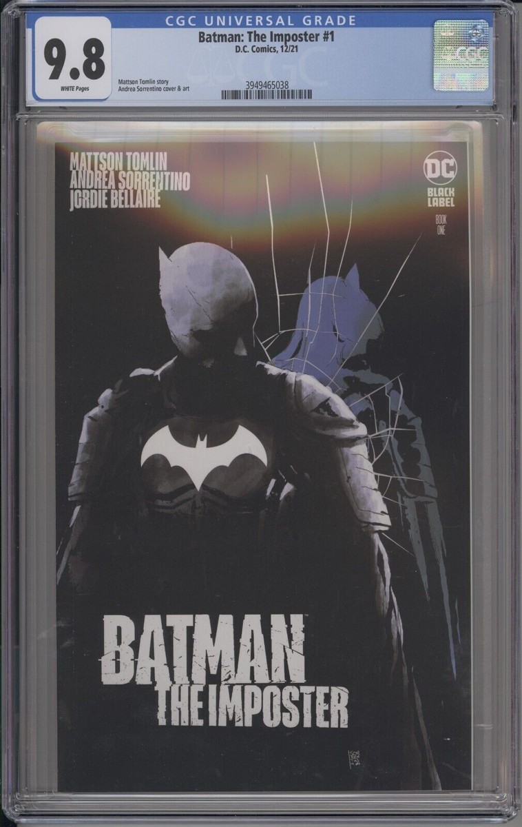 BATMAN: THE IMPOSTER #1 - CGC 9.8 - DC BLACK LABEL | eBay