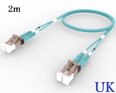 Patch LWL Kabel LC/UPC auf LC/UPC 1,8mz Multimode Duplex OM4 1,8mm, LSZH - 2m