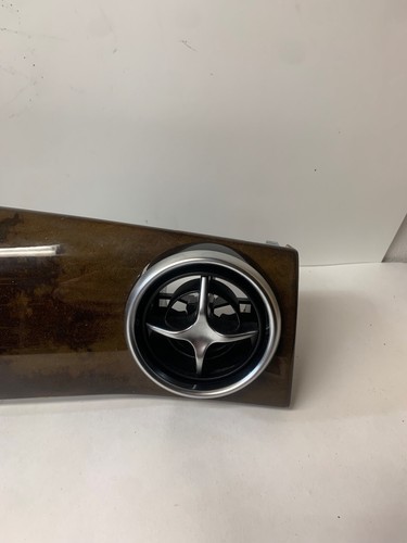13-15 Mercedes GLK350 Center Dashboard Molding Air Vent Trim Wood with Button - Picture 3 of 14
