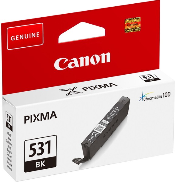 Canon Druckerpatrone Tinte CLI-531 Bk Black, Schwarz-image