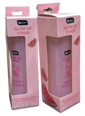 Bpure Glow Up Toner With Watermelon Extract And Hyaluronic Acid - 4 FL Oz.