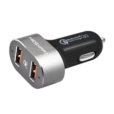 For iPhone 15 Pro Max 15 Plus Phone Fast USB-C Dual Ports Car Charger Adapter