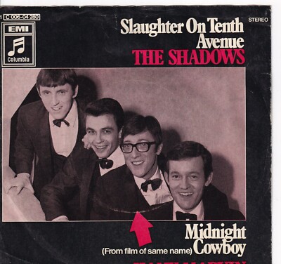 7'' Single - The Shadows - Slaughter on 10th avenue