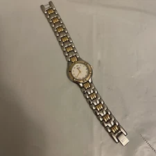 ESQ Swiss Watch Women Ladies Silver /Gold Tone Date Indicator 7”