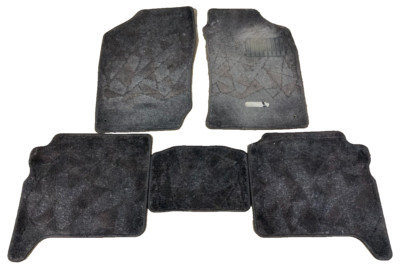 OEM Toyota Hilux Surf N185 RHD Floor Mats 5PC 1995-2002 Used Rare Color Pattern