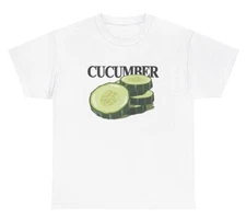 Cucumber Graphic T Shirt Funny Cucumber Lovers Oddly Specific Humor Gift Tee