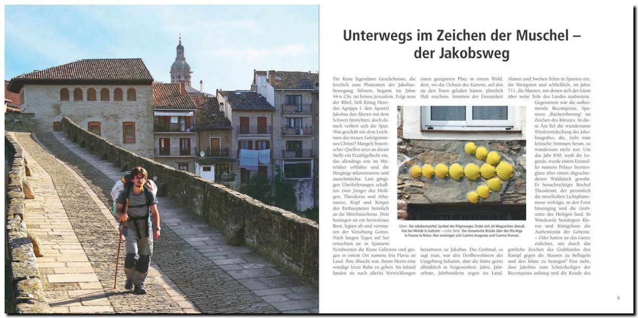 Thumbnail - Panorama Auf Dem Jakobsweg - Unterwegs Zeichen Der Muschel Andreas