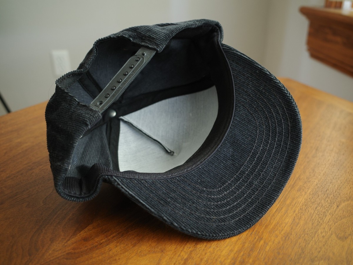 Vintage Women’s New Era Mercedes-Benz Cap Hat Corduroy Black‎ One Size Side Logo Mercedes Benz hats main image 3