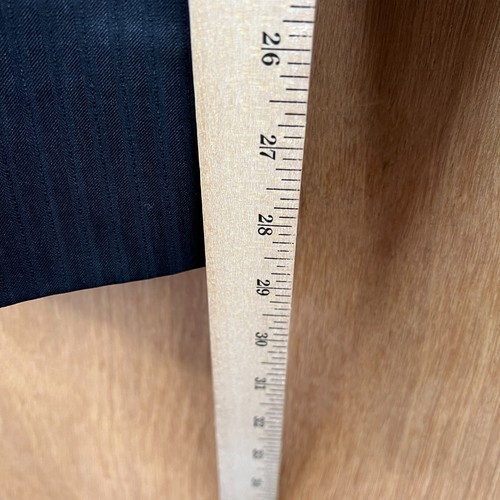 Pronto Uomo Suit Mens 48R Gray Striped 2 Button 100% Wool Moores Couture 42x29 - Picture 18 of 23