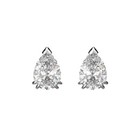 Swarovski Rhodium Plated Stud Fashion Earrings