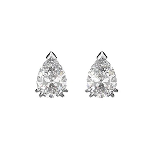 Pendientes de Moda Swarovski rodio plateado Stud