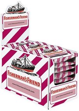 Fishermans Friend Cherry ohne Zucker 24 Beutel Kirsch Pastillen