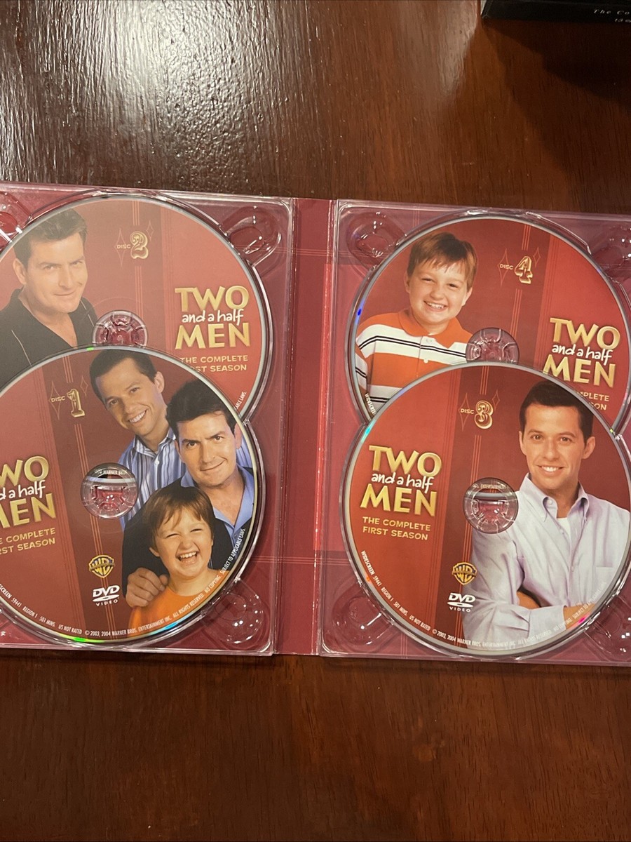 Two and a Half Men - The Complete First 1 Season DVD 4 discs
