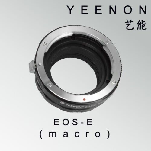 YEENON CANON EOS Objektiv auf SONY E-MOUNT Gehäuse EOS-NEX Schraubenadapter (Makro) - Bild 2 von 4