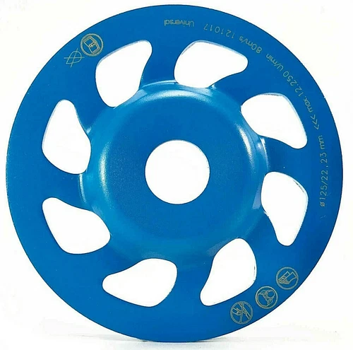 2PCS Profi Diamant Schleiftopf 125 mm Schleifteller Beton Estrich Topfscheibe - Bild 3 von 3