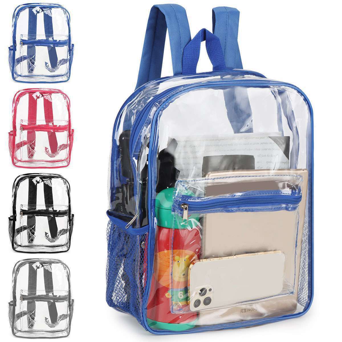 Clear Backpack Heavy Duty PVC Transparent Pack Waterproof  display picture 2