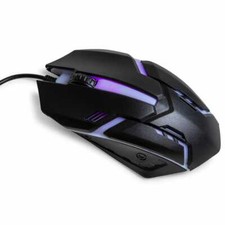 Gaming Computer Wired Mouse Color Changing LED Mac and Windows Compatible EDX2