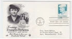 TurtlesTradingPost- Frances Perkins - 1980 - FDC #1821 - Artcraft Variety Cachet