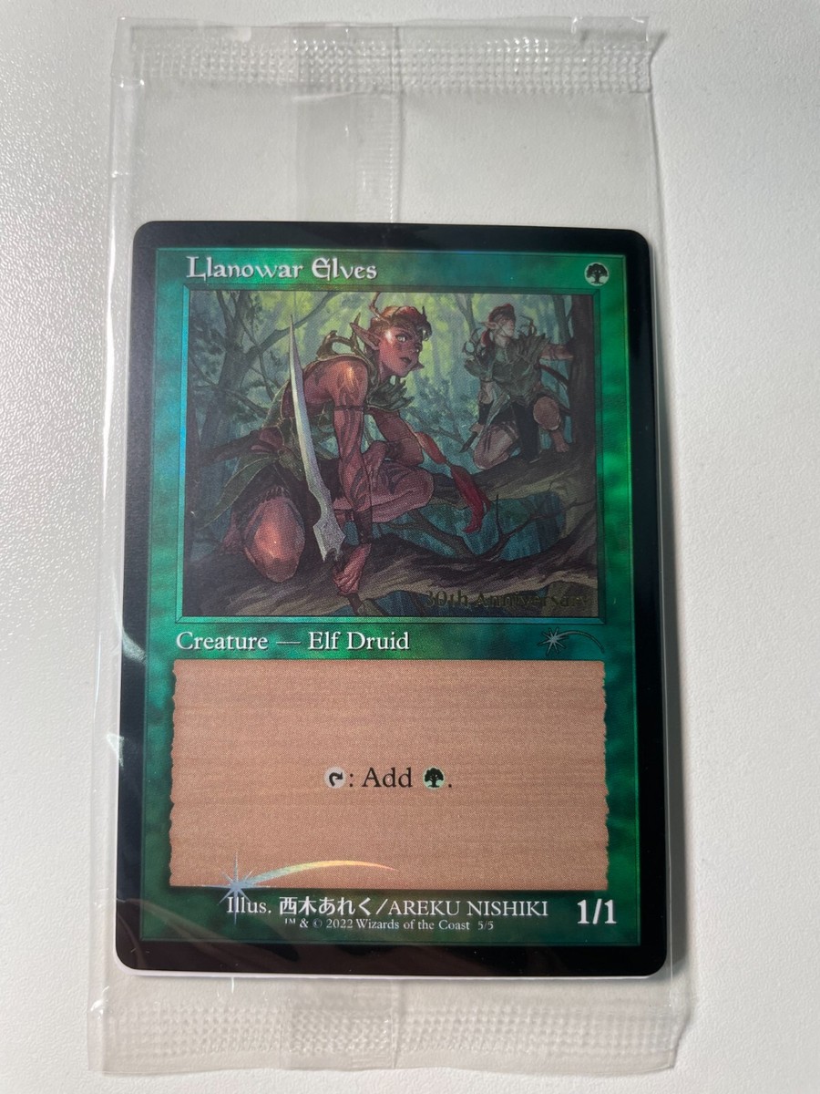 MTG P30H 5/5 Llanowar Elves (Retro Frame) - 30th Anniversary