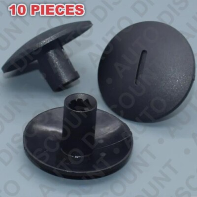 Lot De 10 Clips De Poignée De Plafond Pour Voiture - Fixation Panneau De Garniture Intérieure - Métal Argenté Universel