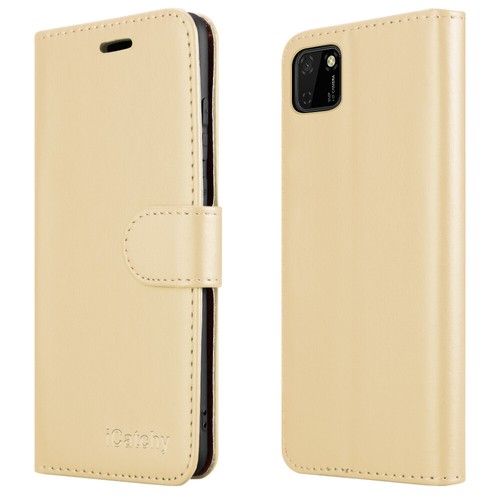 For Huawei Y5p Phone Case Leather Wallet Flip Stand View Cover - Picture 5 of 78