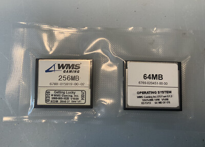 WMS WILLIAMS BB1 SLOT MACHINE Software Set- GETTING LUCKY