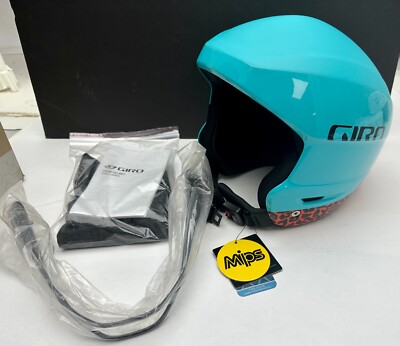 Giro Unisex Adult Medium Strive MIPS  Snow Helmet Blue/ Cheetah 21.75-22.5in