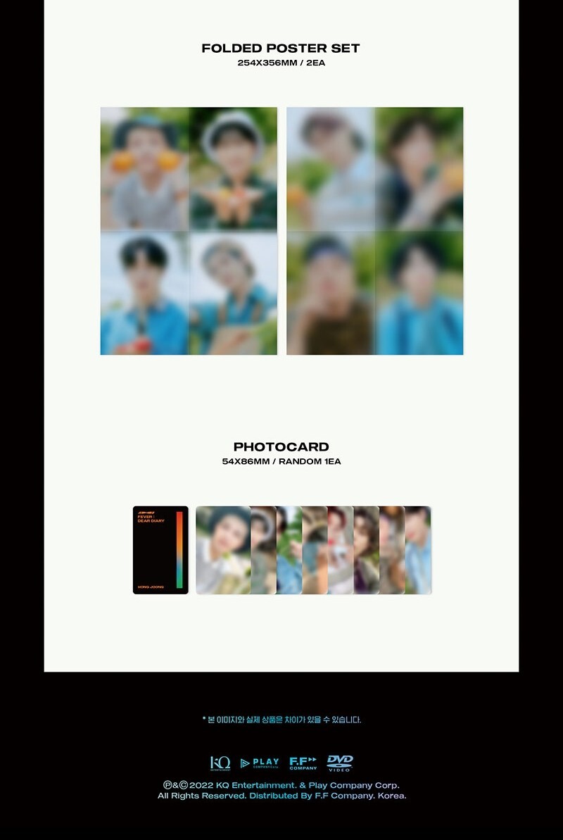 ATEEZ - ATEEZ FEVER : DEAR DIARY K-pop Photo Book Card Boy Band