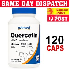Nutricost Quercetin With Bromelain 880mg 120 Capsule Premium Grade FREE SHIP