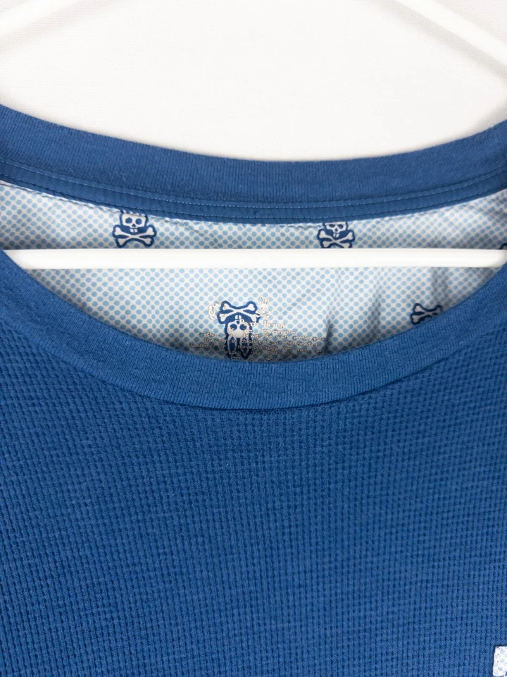 Psycho кролик пуловер свитер мужской XXL синий логотип хлопковая смесь трикотажа - Изображение 4 из 4