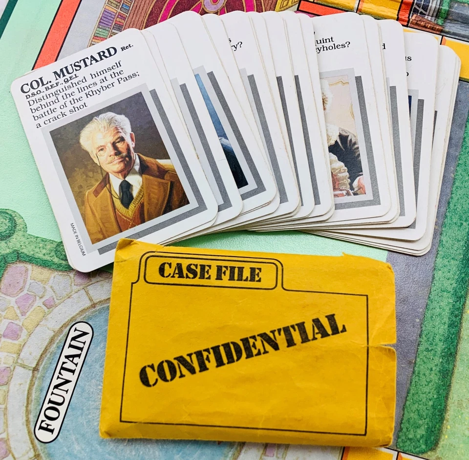 1988 Clue Master Detective Board Game by Parker Brothers Complete Good Cond - Image 3 of 4