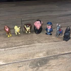 Lot Of 7 Vintage 1.5” Circus Figures 70s Donkey, Lion, Monkey, Police, Camel Etc