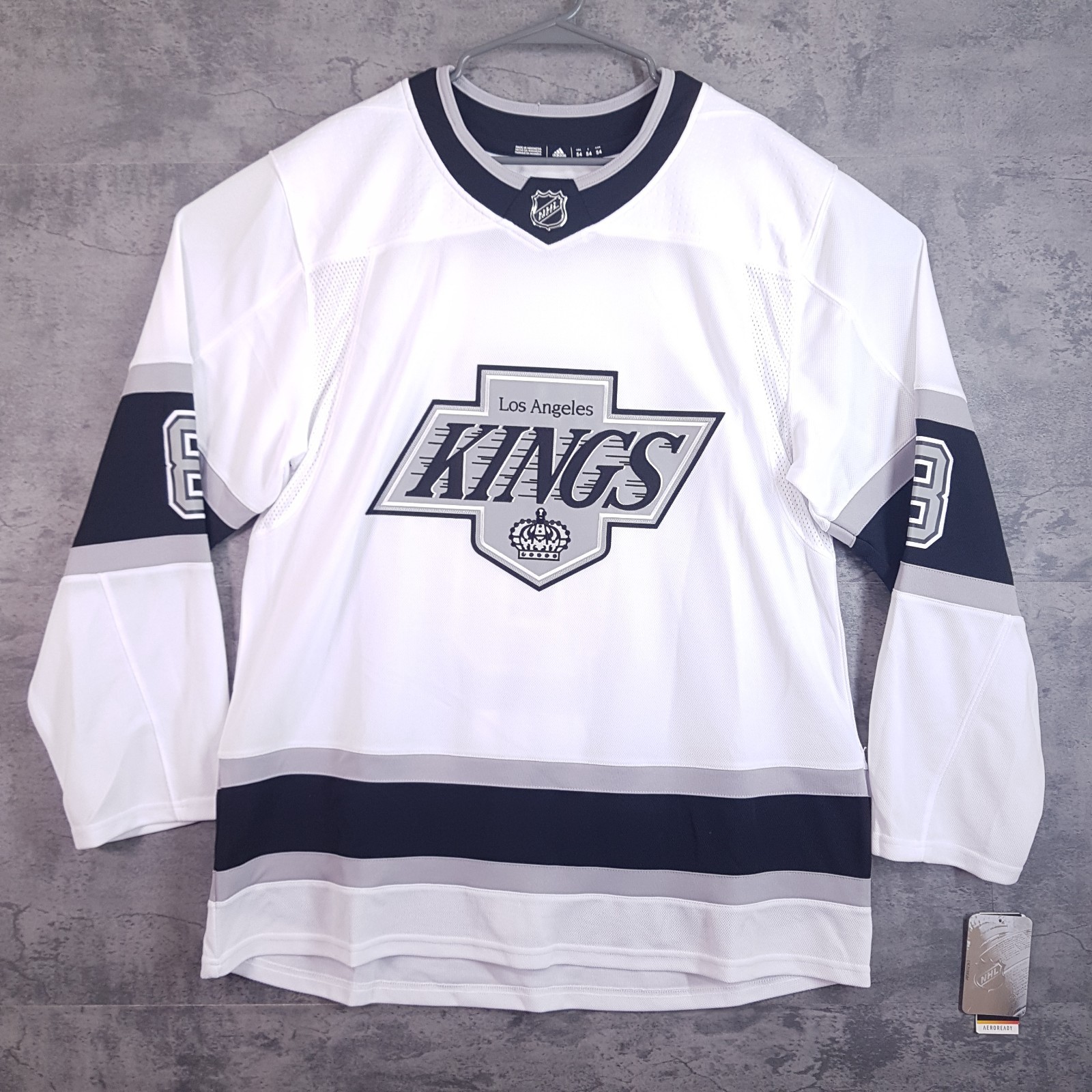 ADIDAS Drew Doughty #8 LA Kings Alternate Jersey Mens 54 White