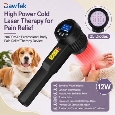 12W Dog Cat Infrared Light Therapy 905nm 808nm Pet Foot Pain Relief Machine LLLt