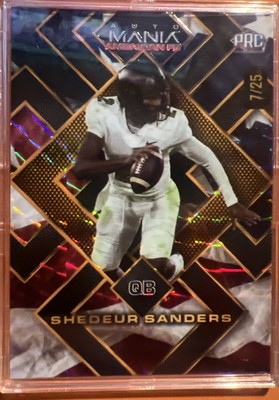 2024 Shedeur Sanders 3/25 Wildcard Auto Mania American