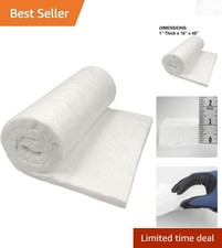 Ceramic Fiber Insulation Blanket 1x16x48 Fireplace Stove Forge 2400F