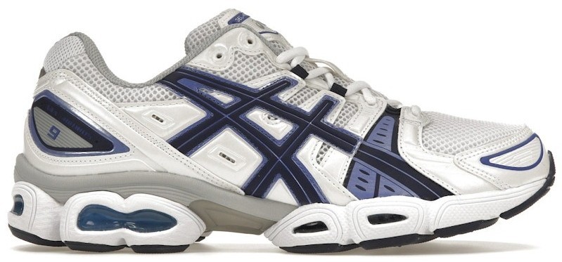 ASICS Gel Nimbus 9 White Indigo Blue for Sale | Authenticity
