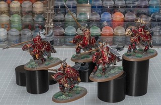 Bemalte Chaosritter Sklaven der Finsternis AoS Age of Sigmar Warhammer NR