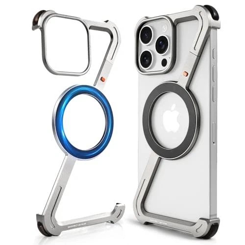 Minimalist Phone Case Compatible with for iPhone 16 Pro 6.3" Natural Titanium - Picture 3 of 8