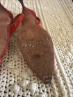 Y2K Joseph Magnin Herbert Levine Red  Paisley Kitten Heel 2001 Sz 6/7 — photo 7