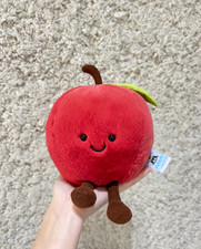 Jellycat Amuseables Apple 13cm Plush Birthday Gift Brand New w/Tags&Dust Bag