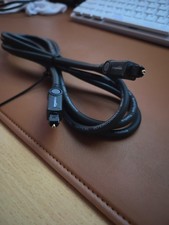 AmazonBasics Digital Optical Audio Toslink Cable - 6 Feet 1.8 Meters