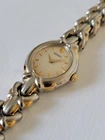 Vintage 1990s Seiko Two Tone Brushed Gold Silver Stainless Japan INOO-6R60 6"