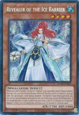 Revealer of the Ice Barrier - RA03-EN028 - Secret Rare - 1st Edition - Near Mint