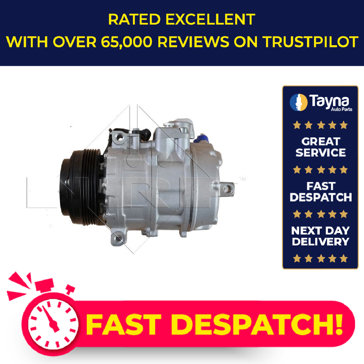 Compresor de aire acondicionado compatible con BMW M3 E46 3.2 00 a 06 aire acondicionado NRF 64506917866