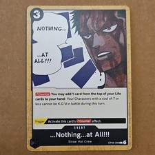 One Piece ...Nothing...at All!!! (OP06-096/239) OP06 Wings of the Captain NM TCG